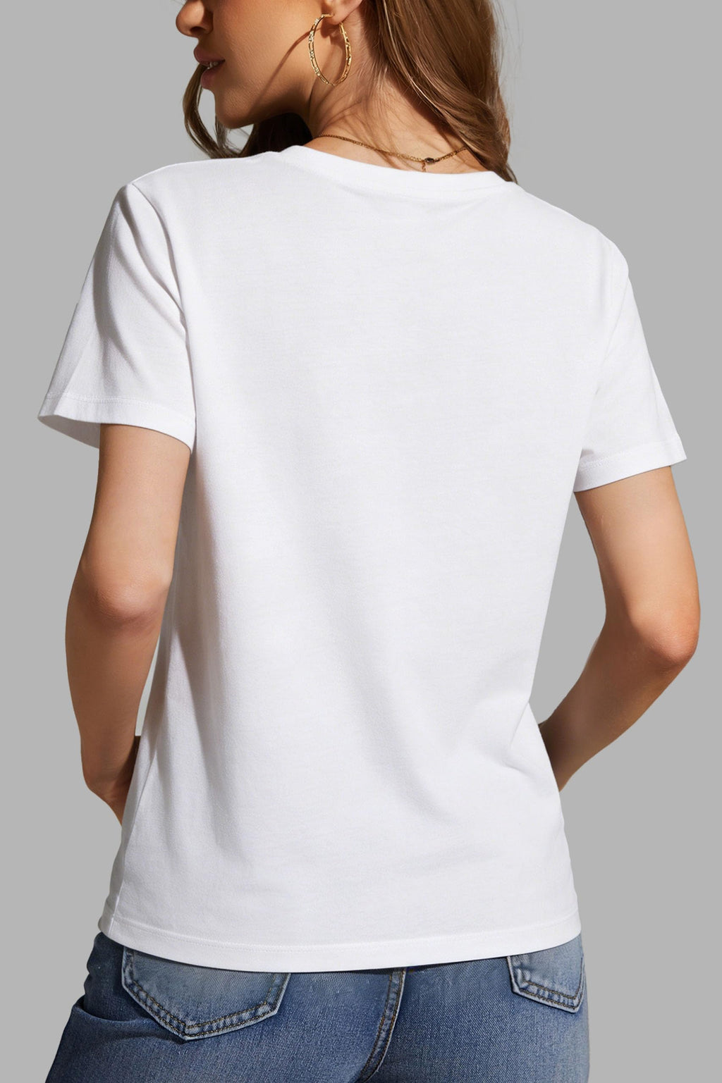 Essential Crew Neck Short Sleeve Tee – Relaxed Fit, 4-Pack in Soft Pastels