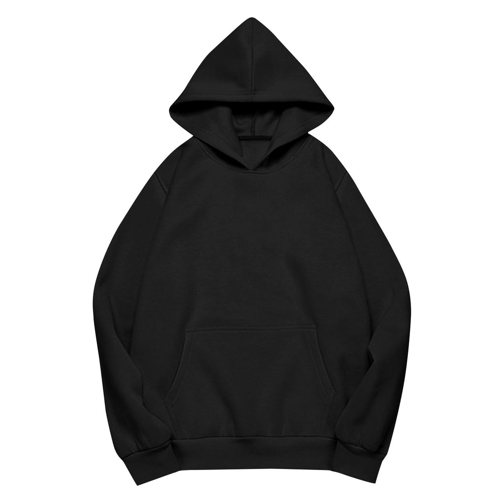 Oversized Pullover Hoodie, Cozy Fleece Sweatshirt with Pockets for Fall Winter