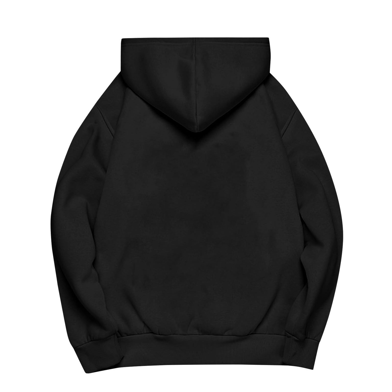 Oversized Pullover Hoodie, Cozy Fleece Sweatshirt with Pockets for Fall Winter